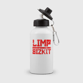 Бутылка спортивная с принтом LIMP BIZKIT в Курске, металл | емкость — 500 мл, в комплекте две пластиковые крышки и карабин для крепления | dj lethal | limp bizkit | rock | джон отто | лимп бизкит | майк смит | музыка | роб уотерс | рок | сэм риверс | терри бальзамо | уэс борланд | фред дёрст