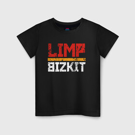 Детская футболка хлопок с принтом LIMP BIZKIT в Курске, 100% хлопок | круглый вырез горловины, полуприлегающий силуэт, длина до линии бедер | dj lethal | limp bizkit | rock | джон отто | лимп бизкит | майк смит | музыка | роб уотерс | рок | сэм риверс | терри бальзамо | уэс борланд | фред дёрст