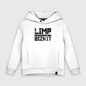 Детское худи Oversize хлопок с принтом LIMP BIZKIT LOGO | ЛИМП БИЗКИТ ЛОГО (Z) в Курске, френч-терри — 70% хлопок, 30% полиэстер. Мягкий теплый начес внутри —100% хлопок | боковые карманы, эластичные манжеты и нижняя кромка, капюшон на магнитной кнопке | dj lethal | limp bizkit | rock | джон отто | лимп бизкит | майк смит | музыка | роб уотерс | рок | сэм риверс | терри бальзамо | уэс борланд | фред дёрст