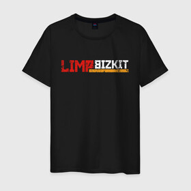 Мужская футболка хлопок с принтом LIMP BIZKIT в Курске, 100% хлопок | прямой крой, круглый вырез горловины, длина до линии бедер, слегка спущенное плечо. | dj lethal | limp bizkit | rock | джон отто | лимп бизкит | майк смит | музыка | роб уотерс | рок | сэм риверс | терри бальзамо | уэс борланд | фред дёрст