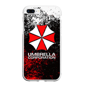 Чехол для iPhone 7Plus/8 Plus матовый с принтом UMBRELLA CORP в Курске, Силикон | Область печати: задняя сторона чехла, без боковых панелей | ada wong | biohazard | leon | nemesis | project resistance | raccoon city | re2 | resident evil 2 | rpd | stars | umbrella | ада вонг | амбрелла | немесис | ужасы