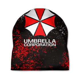 Шапка 3D с принтом UMBRELLA CORP в Курске, 100% полиэстер | универсальный размер, печать по всей поверхности изделия | ada wong | biohazard | leon | nemesis | project resistance | raccoon city | re2 | resident evil 2 | rpd | stars | umbrella | ада вонг | амбрелла | немесис | ужасы