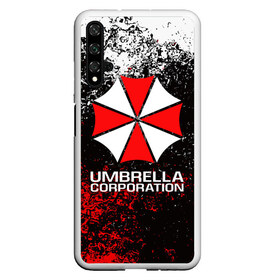 Чехол для Honor 20 с принтом UMBRELLA CORP в Курске, Силикон | Область печати: задняя сторона чехла, без боковых панелей | ada wong | biohazard | leon | nemesis | project resistance | raccoon city | re2 | resident evil 2 | rpd | stars | umbrella | ада вонг | амбрелла | немесис | ужасы