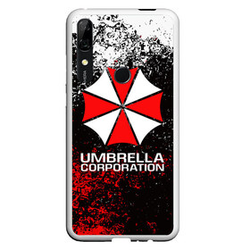 Чехол для Honor P Smart Z с принтом UMBRELLA CORP в Курске, Силикон | Область печати: задняя сторона чехла, без боковых панелей | Тематика изображения на принте: ada wong | biohazard | leon | nemesis | project resistance | raccoon city | re2 | resident evil 2 | rpd | stars | umbrella | ада вонг | амбрелла | немесис | ужасы