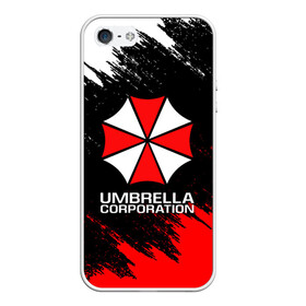 Чехол для iPhone 5/5S матовый с принтом UMBRELLA CORP в Курске, Силикон | Область печати: задняя сторона чехла, без боковых панелей | ada wong | biohazard | leon | nemesis | project resistance | raccoon city | re2 | resident evil 2 | rpd | stars | umbrella | ада вонг | амбрелла | немесис | ужасы