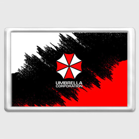 Магнит 45*70 с принтом UMBRELLA CORP в Курске, Пластик | Размер: 78*52 мм; Размер печати: 70*45 | Тематика изображения на принте: ada wong | biohazard | leon | nemesis | project resistance | raccoon city | re2 | resident evil 2 | rpd | stars | umbrella | ада вонг | амбрелла | немесис | ужасы