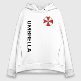 Женское худи Oversize хлопок с принтом UMBRELLA CORP(+спина) в Курске, френч-терри — 70% хлопок, 30% полиэстер. Мягкий теплый начес внутри —100% хлопок | боковые карманы, эластичные манжеты и нижняя кромка, капюшон на магнитной кнопке | ada wong | biohazard | leon | nemesis | project resistance | raccoon city | re2 | resident evil 2 | rpd | stars | umbrella | ада вонг | амбрелла | немесис | ужасы