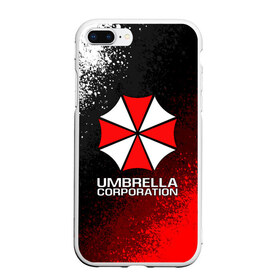 Чехол для iPhone 7Plus/8 Plus матовый с принтом UMBRELLA CORP в Курске, Силикон | Область печати: задняя сторона чехла, без боковых панелей | ada wong | biohazard | leon | nemesis | project resistance | raccoon city | re2 | resident evil 2 | rpd | stars | umbrella | ада вонг | амбрелла | немесис | ужасы