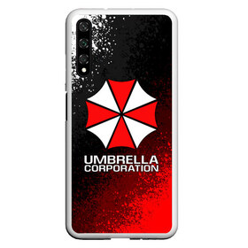 Чехол для Honor 20 с принтом UMBRELLA CORP в Курске, Силикон | Область печати: задняя сторона чехла, без боковых панелей | ada wong | biohazard | leon | nemesis | project resistance | raccoon city | re2 | resident evil 2 | rpd | stars | umbrella | ада вонг | амбрелла | немесис | ужасы