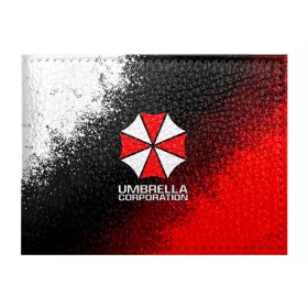 Обложка для студенческого билета с принтом UMBRELLA CORP в Курске, натуральная кожа | Размер: 11*8 см; Печать на всей внешней стороне | ada wong | biohazard | leon | nemesis | project resistance | raccoon city | re2 | resident evil 2 | rpd | stars | umbrella | ада вонг | амбрелла | немесис | ужасы