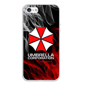 Чехол для iPhone 5/5S матовый с принтом UMBRELLA CORP в Курске, Силикон | Область печати: задняя сторона чехла, без боковых панелей | ada wong | biohazard | leon | nemesis | project resistance | raccoon city | re2 | resident evil 2 | rpd | stars | umbrella | ада вонг | амбрелла | немесис | ужасы