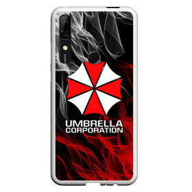 Чехол для Honor P Smart Z с принтом UMBRELLA CORP в Курске, Силикон | Область печати: задняя сторона чехла, без боковых панелей | Тематика изображения на принте: ada wong | biohazard | leon | nemesis | project resistance | raccoon city | re2 | resident evil 2 | rpd | stars | umbrella | ада вонг | амбрелла | немесис | ужасы