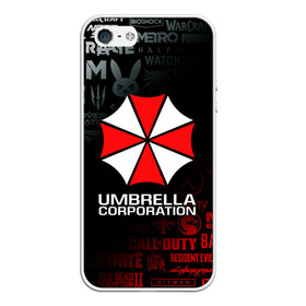 Чехол для iPhone 5/5S матовый с принтом RESIDENT EVIL (UMBRELLA CORP) в Курске, Силикон | Область печати: задняя сторона чехла, без боковых панелей | ada wong | biohazard | leon | nemesis | project resistance | raccoon city | re | re3 | resident evil | resident evil 3 | rpd | stars | umbrella | ада вонг | амбрелла | немезис | ужасы