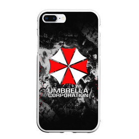 Чехол для iPhone 7Plus/8 Plus матовый с принтом UMBRELLA CORP в Курске, Силикон | Область печати: задняя сторона чехла, без боковых панелей | ada wong | biohazard | leon | nemesis | project resistance | raccoon city | re2 | resident evil 2 | rpd | stars | umbrella | ада вонг | амбрелла | немесис | ужасы