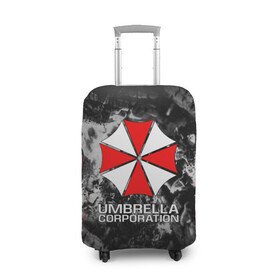 Чехол для чемодана 3D с принтом UMBRELLA CORP | АМБРЕЛЛА КОРП в Курске, 86% полиэфир, 14% спандекс | двустороннее нанесение принта, прорези для ручек и колес | ada wong | biohazard | leon | nemesis | project resistance | raccoon city | re2 | resident evil 2 | rpd | stars | umbrella | ада вонг | амбрелла | немесис | ужасы