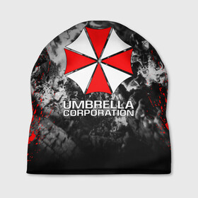 Шапка 3D с принтом UMBRELLA CORP | АМБРЕЛЛА КОРП в Курске, 100% полиэстер | универсальный размер, печать по всей поверхности изделия | ada wong | biohazard | leon | nemesis | project resistance | raccoon city | re2 | resident evil 2 | rpd | stars | umbrella | ада вонг | амбрелла | немесис | ужасы