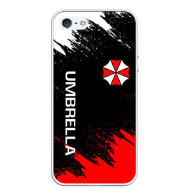 Чехол для iPhone 5/5S матовый с принтом UMBRELLA CORP в Курске, Силикон | Область печати: задняя сторона чехла, без боковых панелей | ada wong | biohazard | leon | nemesis | project resistance | raccoon city | re2 | resident evil 2 | rpd | stars | umbrella | ада вонг | амбрелла | немесис | ужасы