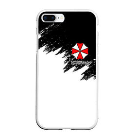 Чехол для iPhone 7Plus/8 Plus матовый с принтом UMBRELLA CORP в Курске, Силикон | Область печати: задняя сторона чехла, без боковых панелей | ada wong | biohazard | leon | nemesis | project resistance | raccoon city | re2 | resident evil 2 | rpd | stars | umbrella | ада вонг | амбрелла | немесис | ужасы