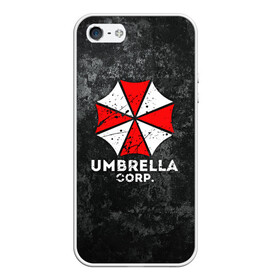 Чехол для iPhone 5/5S матовый с принтом UMBRELLA CORP в Курске, Силикон | Область печати: задняя сторона чехла, без боковых панелей | ada wong | biohazard | leon | nemesis | project resistance | raccoon city | re2 | resident evil 2 | rpd | stars | umbrella | ада вонг | амбрелла | немесис | ужасы