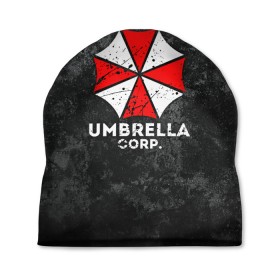 Шапка 3D с принтом UMBRELLA CORP в Курске, 100% полиэстер | универсальный размер, печать по всей поверхности изделия | ada wong | biohazard | leon | nemesis | project resistance | raccoon city | re2 | resident evil 2 | rpd | stars | umbrella | ада вонг | амбрелла | немесис | ужасы