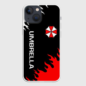 Чехол для iPhone 13 mini с принтом UMBRELLA CORP | АМБРЕЛЛА КОРП в Курске,  |  | Тематика изображения на принте: ada wong | biohazard | leon | nemesis | project resistance | raccoon city | re2 | resident evil 2 | rpd | stars | umbrella | ада вонг | амбрелла | немесис | ужасы