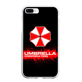 Чехол для iPhone 7Plus/8 Plus матовый с принтом Umbrella Corporation в Курске, Силикон | Область печати: задняя сторона чехла, без боковых панелей | Тематика изображения на принте: corporation | umbrella | umbrella corporation | амбрела | амбрелла корпорейшн | военная корпорация | корпорация | фармацевтическая корпорация