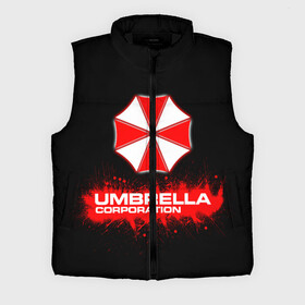 Мужской жилет утепленный 3D с принтом Umbrella Corporation в Курске,  |  | corporation | umbrella | umbrella corporation | амбрела | амбрелла корпорейшн | военная корпорация | корпорация | фармацевтическая корпорация