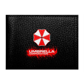 Обложка для студенческого билета с принтом Umbrella Corporation в Курске, натуральная кожа | Размер: 11*8 см; Печать на всей внешней стороне | corporation | umbrella | umbrella corporation | амбрела | амбрелла корпорейшн | военная корпорация | корпорация | фармацевтическая корпорация