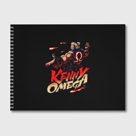 Альбом для рисования с принтом Kenny Omega Street Fighter в Курске, 100% бумага
 | матовая бумага, плотность 200 мг. | kennyomega aew streetfighter