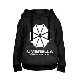 Детская толстовка 3D с принтом Umbrella Corporation в Курске, 100% полиэстер | двухслойный капюшон со шнурком для регулировки, мягкие манжеты на рукавах и по низу толстовки, спереди карман-кенгуру с мягким внутренним слоем | Тематика изображения на принте: corporation | umbrella | umbrella corporation | амбрела | амбрелла корпорейшн | военная корпорация | корпорация | фармацевтическая корпорация