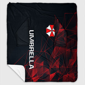 Плед с рукавами с принтом UMBRELLA CORP в Курске, 100% полиэстер | Закругленные углы, все края обработаны. Ткань не мнется и не растягивается. Размер 170*145 | Тематика изображения на принте: ada wong | biohazard | leon | nemesis | project resistance | raccoon city | re2 | resident evil 2 | rpd | stars | umbrella | ада вонг | амбрелла | немесис | ужасы