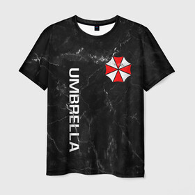 Мужская футболка 3D с принтом UMBRELLA CORP в Курске, 100% полиэфир | прямой крой, круглый вырез горловины, длина до линии бедер | ada wong | biohazard | leon | nemesis | project resistance | raccoon city | re2 | resident evil 2 | rpd | stars | umbrella | ада вонг | амбрелла | немесис | ужасы