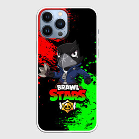 Чехол для iPhone 13 Pro Max с принтом Brawl Stars Crow в Курске,  |  | Тематика изображения на принте: brawl stars | crow | game | leon | бравл | бравл стар | бравл старс | ворон | ворона | детская | детям | игра | компьютерная игра | кров | леон | персонаж | развлечение