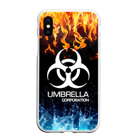 Чехол для iPhone XS Max матовый с принтом UMBRELLA CORPORATION в Курске, Силикон | Область печати: задняя сторона чехла, без боковых панелей | biohazard | biohazard 7 | crocodile | fang | game | hand | monster | new umbrella | resident evil | resident evil 7 | umbrella | umbrella corp | umbrella corporation | zombie | обитель