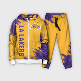 Детский костюм 3D с принтом LA LAKERS в Курске,  |  | america | basketball | kobe bryant | la | la lakers | lakers | los angeles lakers | nba | usa | баскетбол | кобе брайант | лос анджелес лейкерс | нба | сша