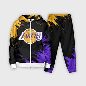 Детский костюм 3D с принтом LA LAKERS в Курске,  |  | america | basketball | kobe bryant | la | la lakers | lakers | los angeles lakers | nba | usa | баскетбол | кобе брайант | лос анджелес лейкерс | нба | сша