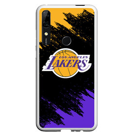 Чехол для Honor P Smart Z с принтом LA LAKERS в Курске, Силикон | Область печати: задняя сторона чехла, без боковых панелей | america | basketball | kobe bryant | la | la lakers | lakers | los angeles lakers | nba | usa | баскетбол | кобе брайант | лос анджелес лейкерс | нба | сша