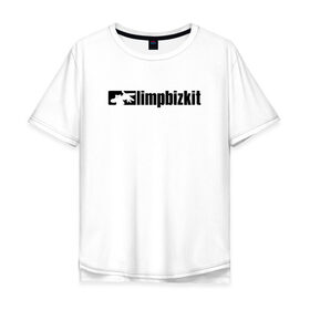Мужская футболка хлопок Oversize с принтом LIMP BIZKIT в Курске, 100% хлопок | свободный крой, круглый ворот, “спинка” длиннее передней части | 