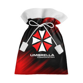 Подарочный 3D мешок с принтом Umbrella Corporation в Курске, 100% полиэстер | Размер: 29*39 см | corp | corporation | resident evil | umbrella | umbrella corporation | зомби апокалипсис | зонт | игра