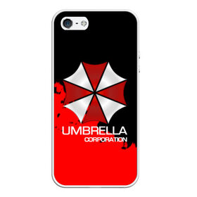 Чехол для iPhone 5/5S матовый с принтом UMBRELLA CORP в Курске, Силикон | Область печати: задняя сторона чехла, без боковых панелей | Тематика изображения на принте: biohazard | biohazard 7 | crocodile | fang | game | hand | monster | new umbrella | resident evil | resident evil 7 | umbrella | umbrella corp | umbrella corporation | zombie | обитель