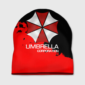 Шапка 3D с принтом UMBRELLA CORP в Курске, 100% полиэстер | универсальный размер, печать по всей поверхности изделия | biohazard | biohazard 7 | crocodile | fang | game | hand | monster | new umbrella | resident evil | resident evil 7 | umbrella | umbrella corp | umbrella corporation | zombie | обитель