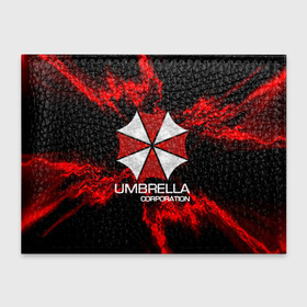 Обложка для студенческого билета с принтом UMBRELLA CORP в Курске, натуральная кожа | Размер: 11*8 см; Печать на всей внешней стороне | biohazard | biohazard 7 | crocodile | fang | game | hand | monster | new umbrella | resident evil | resident evil 7 | umbrella | umbrella corp | umbrella corporation | zombie | обитель