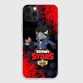 Чехол для iPhone 12 Pro Max с принтом BRAWL STARS CROW в Курске, Силикон |  | bea | bibi | brawl stars | colt | crow | el brown | leon | leon shark | max | nita | sally leon | shark | акула | беа | берли | биби | бравл старс | браун | ворон | кольт | леон | леон акула | макс | нита | шелли