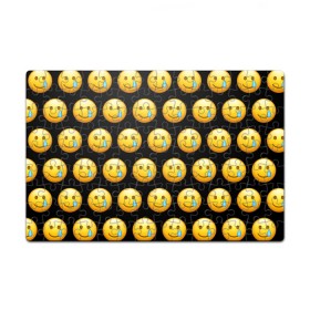 Пазл магнитный 126 элементов с принтом New Emoji в Курске, полимерный материал с магнитным слоем | 126 деталей, размер изделия —  180*270 мм | crying | emoji | smile | smiling face with tear | tear | плачущий | слеза | смайлик | улыбка | эмодзи