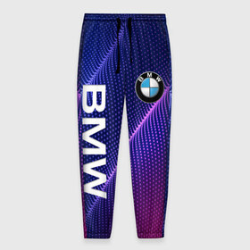 Мужские брюки 3D с принтом BMW в Курске, 100% полиэстер | манжеты по низу, эластичный пояс регулируется шнурком, по бокам два кармана без застежек, внутренняя часть кармана из мелкой сетки | bmw | bmw performance | m | motorsport | performance | бмв | моторспорт