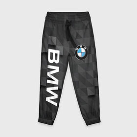 Детские брюки 3D с принтом BMW в Курске, 100% полиэстер | манжеты по низу, эластичный пояс регулируется шнурком, по бокам два кармана без застежек, внутренняя часть кармана из мелкой сетки | bmw | bmw performance | m | motorsport | performance | бмв | моторспорт