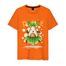 Мужская футболка хлопок с принтом АВОКАДО в Курске, 100% хлопок | прямой крой, круглый вырез горловины, длина до линии бедер, слегка спущенное плечо. | avocado | character | cute pictures | exotic | fruit | nut | vegan | vegetables | vegetarian | авокадо | веган | вегетарианец | милые картинки | овощи | орех | персонаж | фрукты | экзотика