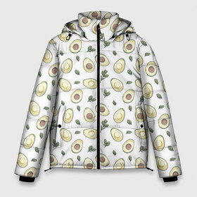 Мужская зимняя куртка 3D с принтом АВОКАДО в Курске, верх — 100% полиэстер; подкладка — 100% полиэстер; утеплитель — 100% полиэстер | длина ниже бедра, свободный силуэт Оверсайз. Есть воротник-стойка, отстегивающийся капюшон и ветрозащитная планка. 

Боковые карманы с листочкой на кнопках и внутренний карман на молнии. | avocado | character | cute pictures | exotic | fruit | nut | vegan | vegetables | vegetarian | авокадо | веган | вегетарианец | милые картинки | овощи | орех | персонаж | фрукты | экзотика
