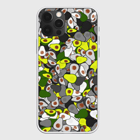 Чехол для iPhone 12 Pro Max с принтом Камуфляж с авокадо в Курске, Силикон |  | Тематика изображения на принте: avocado | адвокадо | веган | еда | камо | милитари | оовощь | паттерн | фрукт | хаки