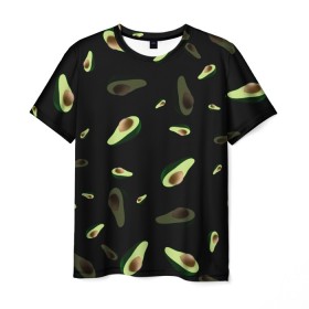 Мужская футболка 3D с принтом Авокадо в Курске, 100% полиэфир | прямой крой, круглый вырез горловины, длина до линии бедер | авокадо | веган | еда блогеров | мемы | минимализм | прикольные картинки | прикольные надписи | растение | смешное авокадо | фрукт